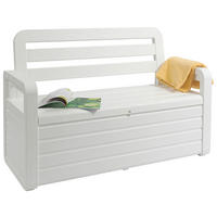 Toomax Gartenbank Foreverspring weiß Kunststoff B/H/T: ca. 132,5x89x58 cm Foreverspring - weiß (132,50/89,00/58,00cm) - Toomax