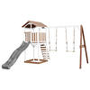AXI Spielturm Beach Tower braun B/H/L: ca. 357x242x349 cm Beach Tower - braun/weiß (349,00/357,00/242,00cm) - AXI