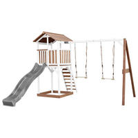 AXI Spielturm Beach Tower braun B/H/L: ca. 357x242x349 cm Beach Tower - braun/weiß (349,00/357,00/242,00cm) - AXI