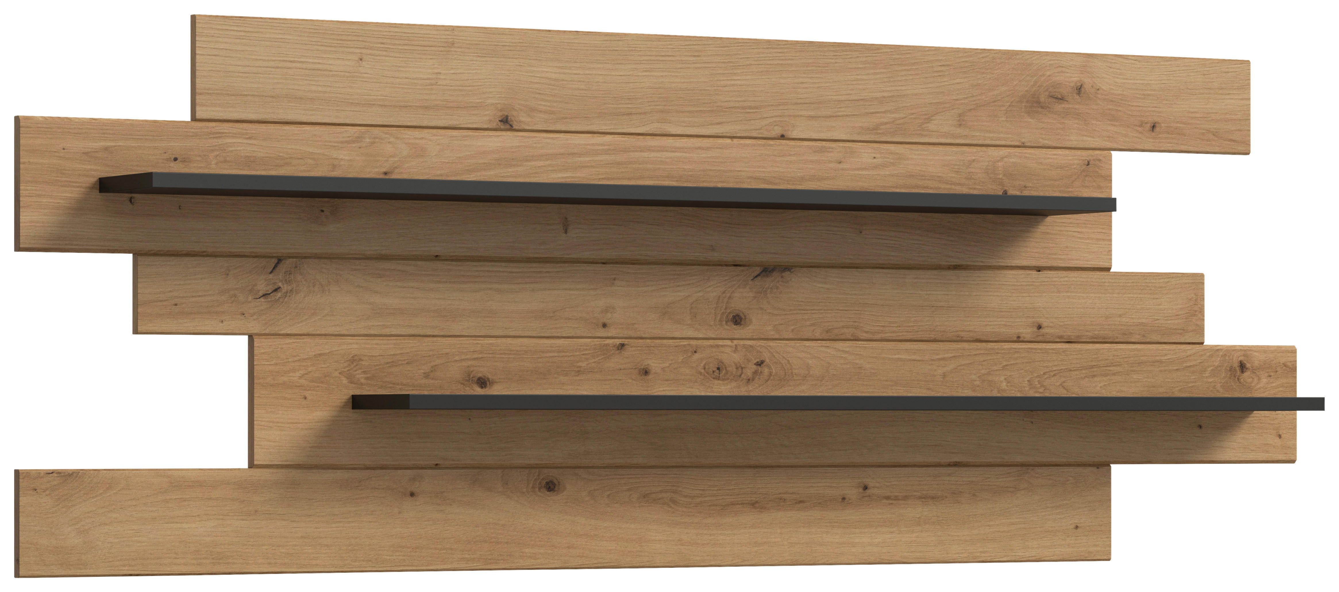 Wandboard Canu basaltgrau Nachbildung Artisan Oak Nachbildung B/H/T: ca. 67x184x19 cm Canu - basaltgrau (67,00/184,00/19,00cm) - xonox.home