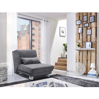 Schlafsofa Gina grau B/H/T: ca. 80x86x95 cm Gina - grau (80,00/86,00/95,00cm)