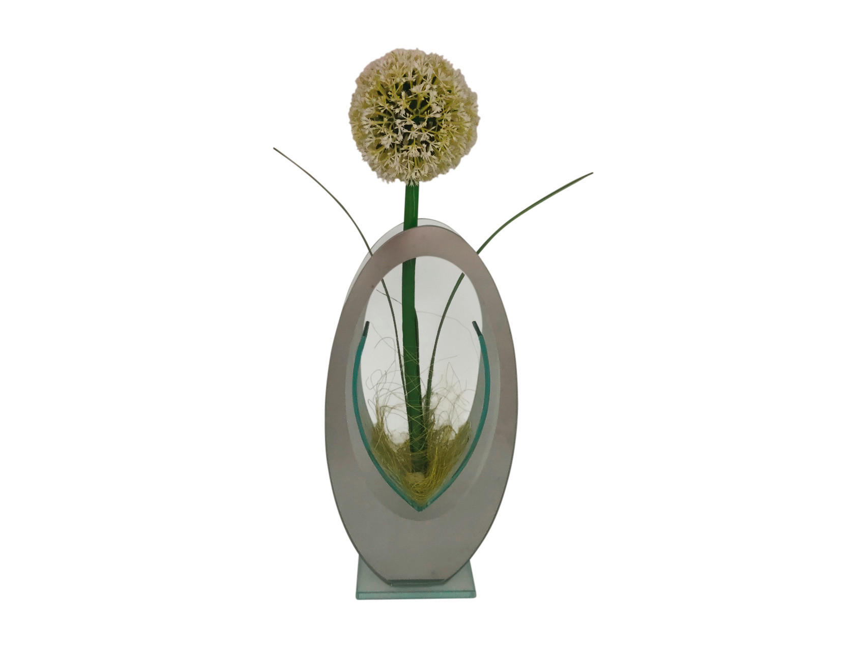 POCOline Vase klar Glas B/H/L: ca. 6x28,5x14 cm Spiegelvase - klar (14,00/6,00/28,50cm) - POCOline
