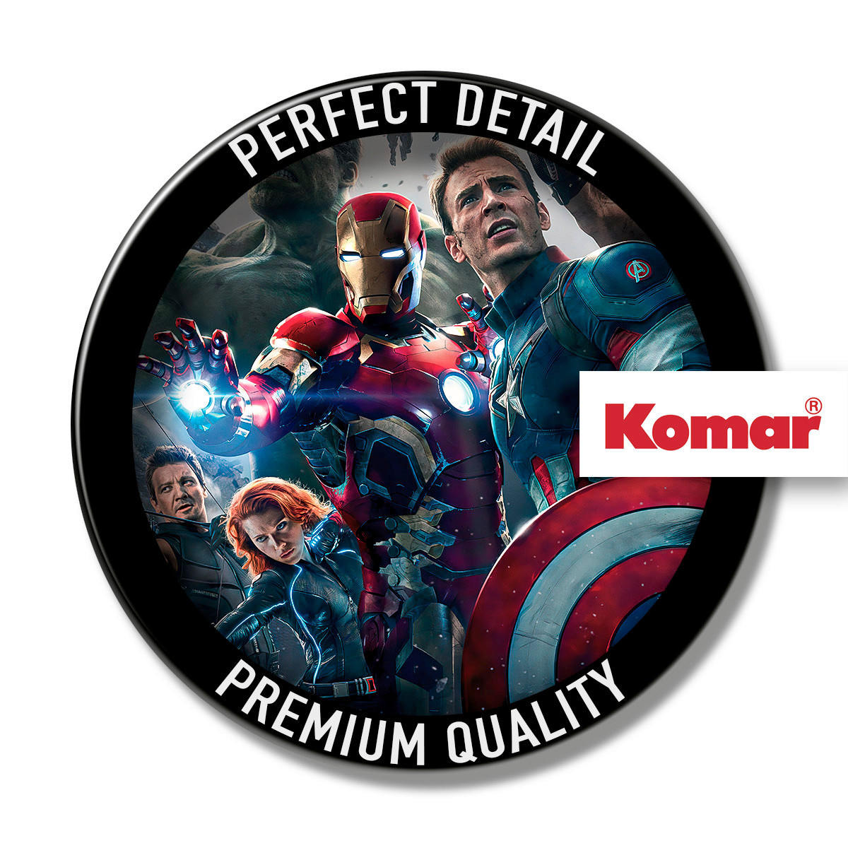 Komar Fototapete Avengers Age of Ultron Movie Poster B/H: ca. 184x254 cm Avengers Age of Ultron Movie Poster - (184,00/254,00cm) - Komar