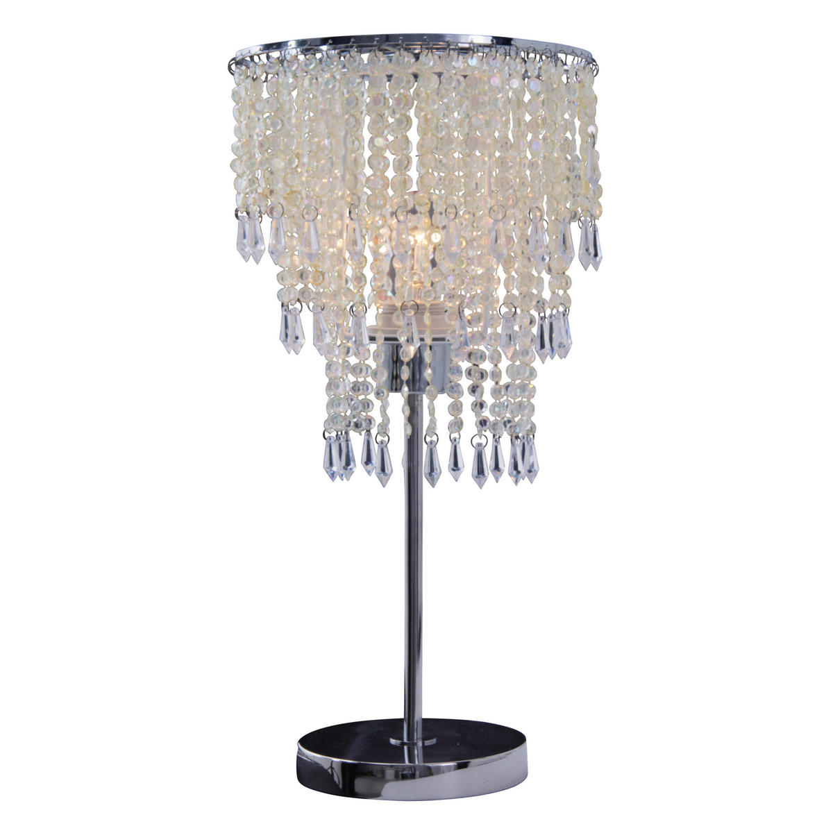 Näve Leuchten Pendelleuchte 6008731 transparent Metall Kunststoff B/H/T: ca. 22,5x29x22,5 cm E27 1 Brennstellen Kira - transparent (22,50/29,00/22,50cm) - Näve Leuchten