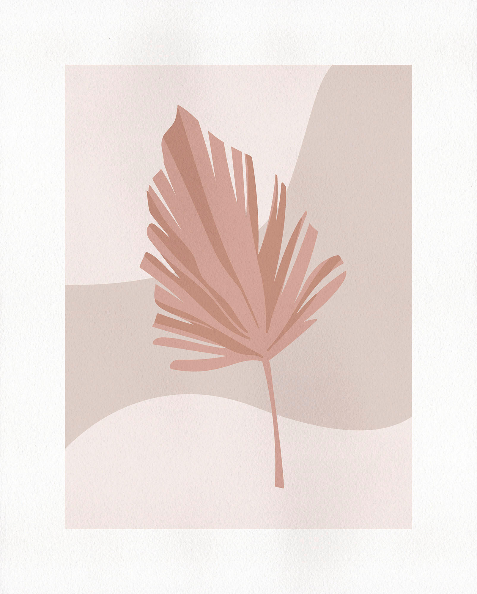 Komar Poster Minimalist Leaf Lover Abstrakt B/L: ca. 40x50 cm