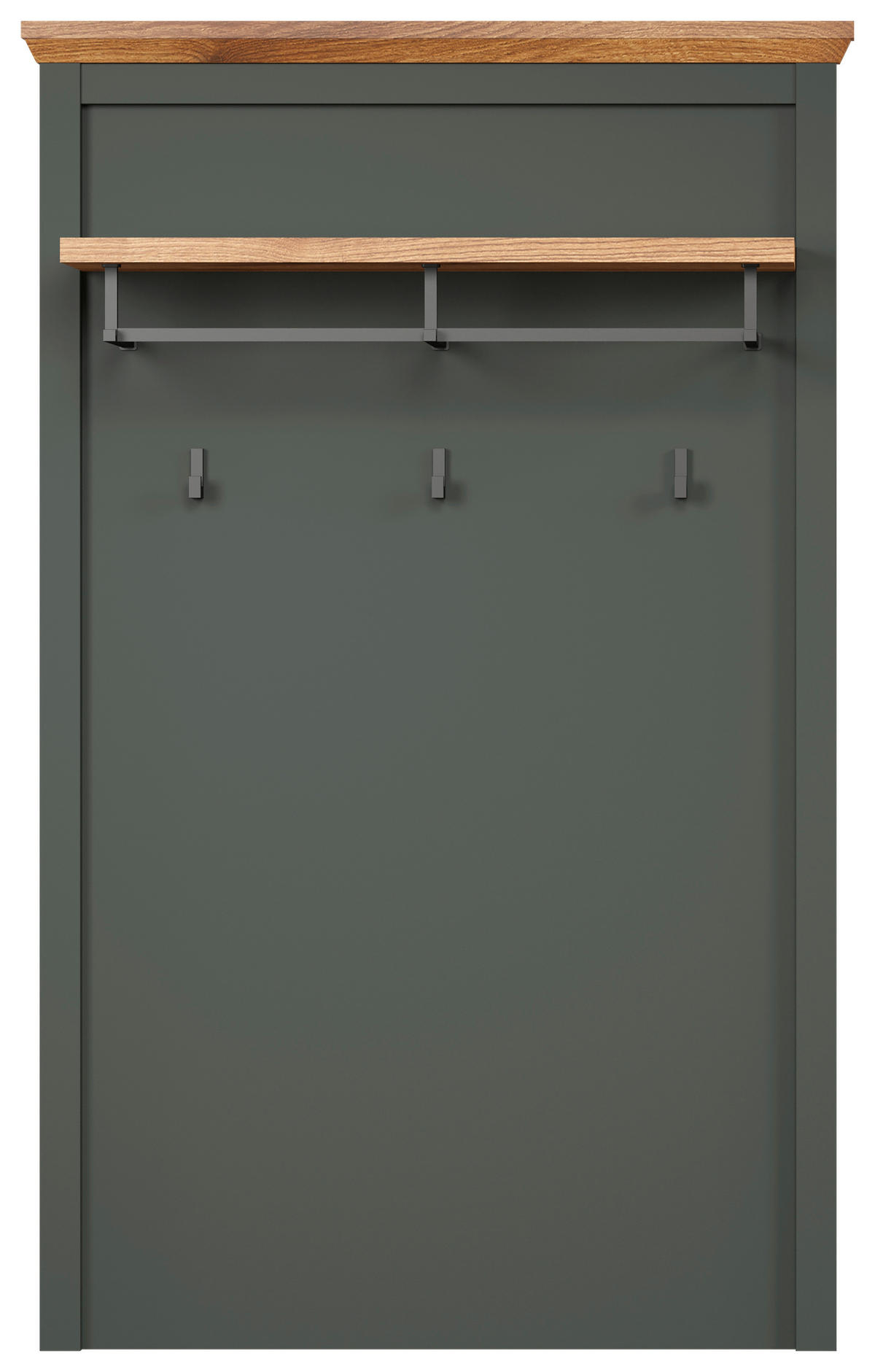 Garderobenpaneel Stanton tannengrün Eiche Evoke Coast Nachbildung B/H/T: ca. 77x123x28 cm Stanton - Eiche/tannengrün (77,00/123,00/28,00cm)