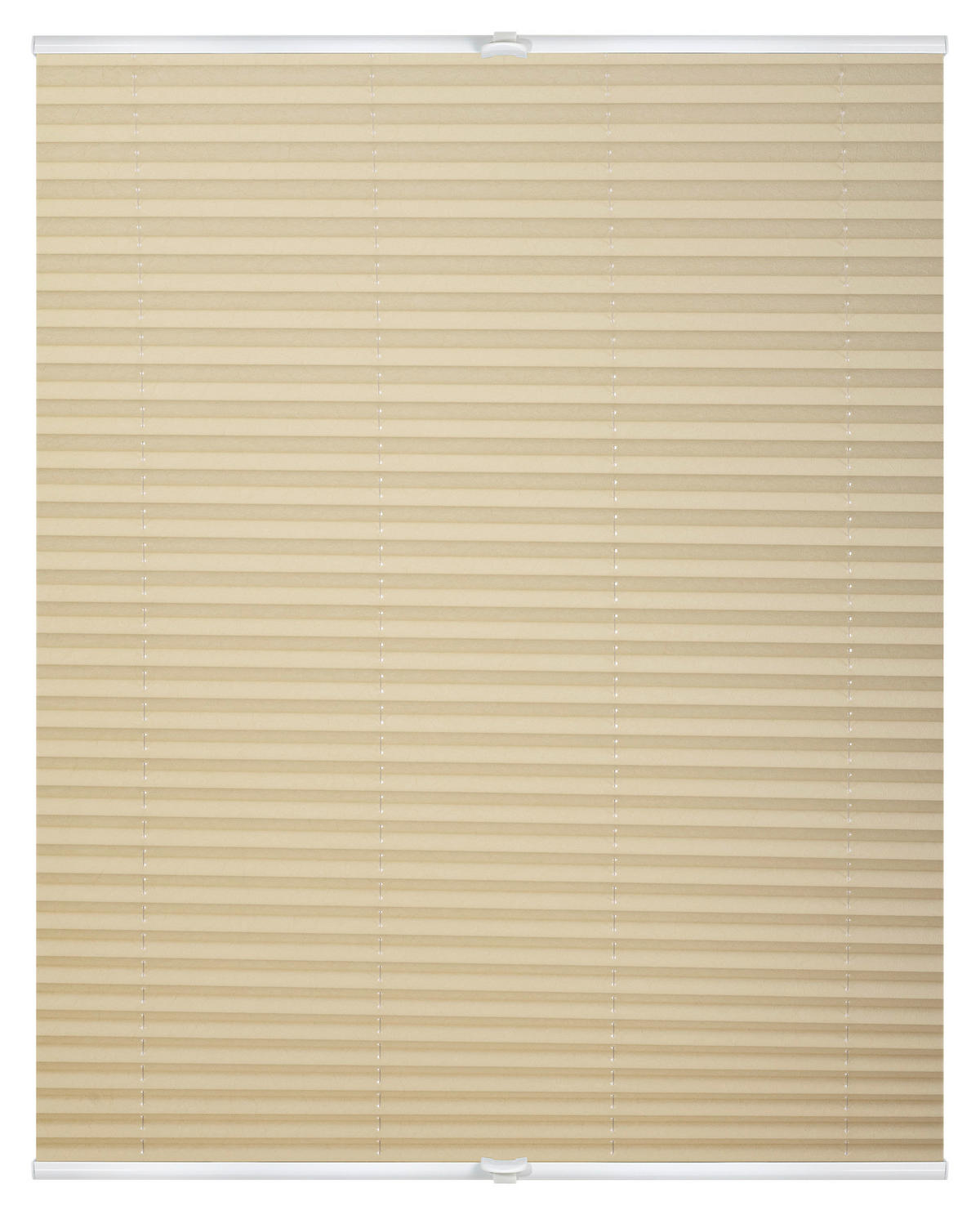 Spannplissee creme B/L: ca. 60x130 cm Plissee_Klemmfix - creme (60,00/130,00cm) - LICHTBLICK