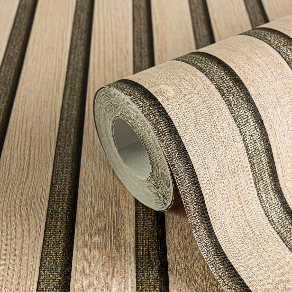 A.S.Création Vliestapete braun B/H/D: ca. 53x1005x8,5 cm Vliestapete - braun (8,50/1005,00cm) - A.S.Creation