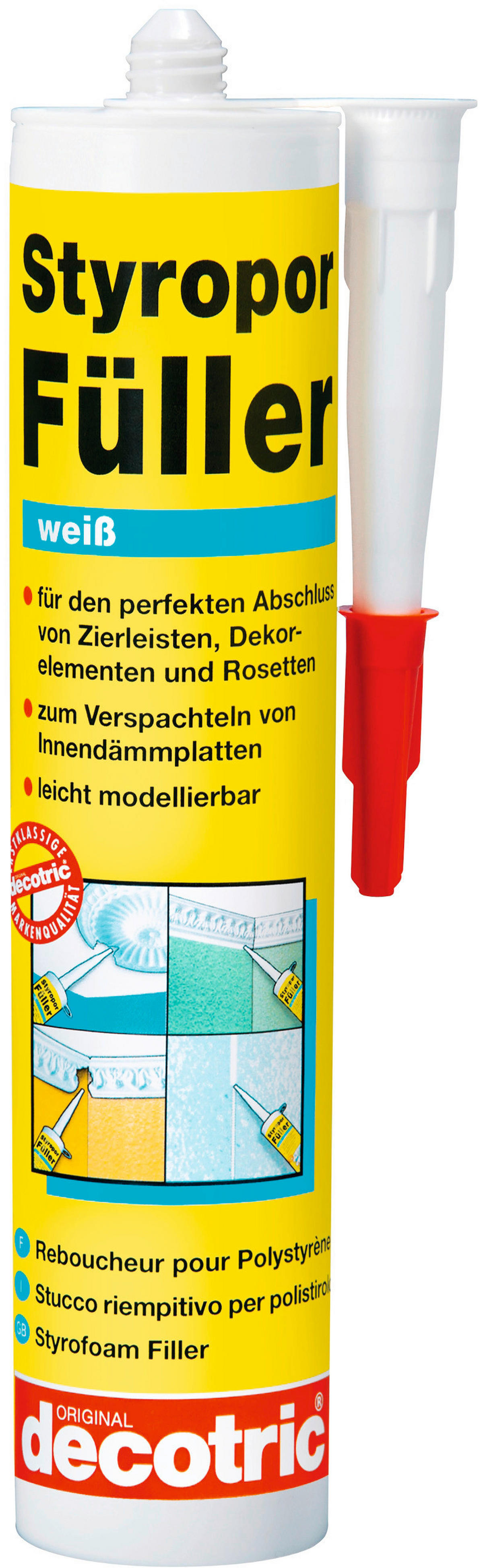 Styroporfüller ca. 0,31 l Füller_Styropor 310ml - weiß (310ml) - decotric