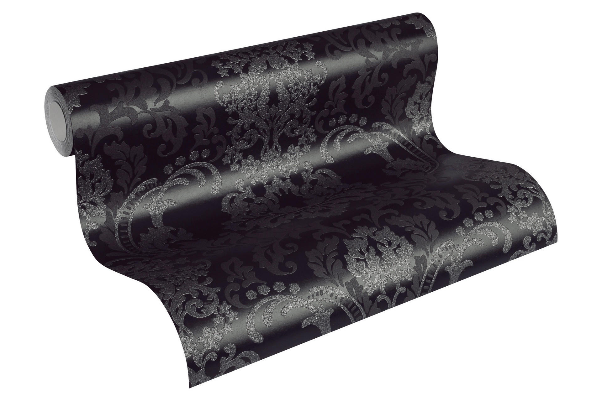 Vliestapete Ornament schwarz B/L: ca. 53x1005 cm Vliestapete_36166-3_Neue_Bude - schwarz (53,00/1005,00cm)