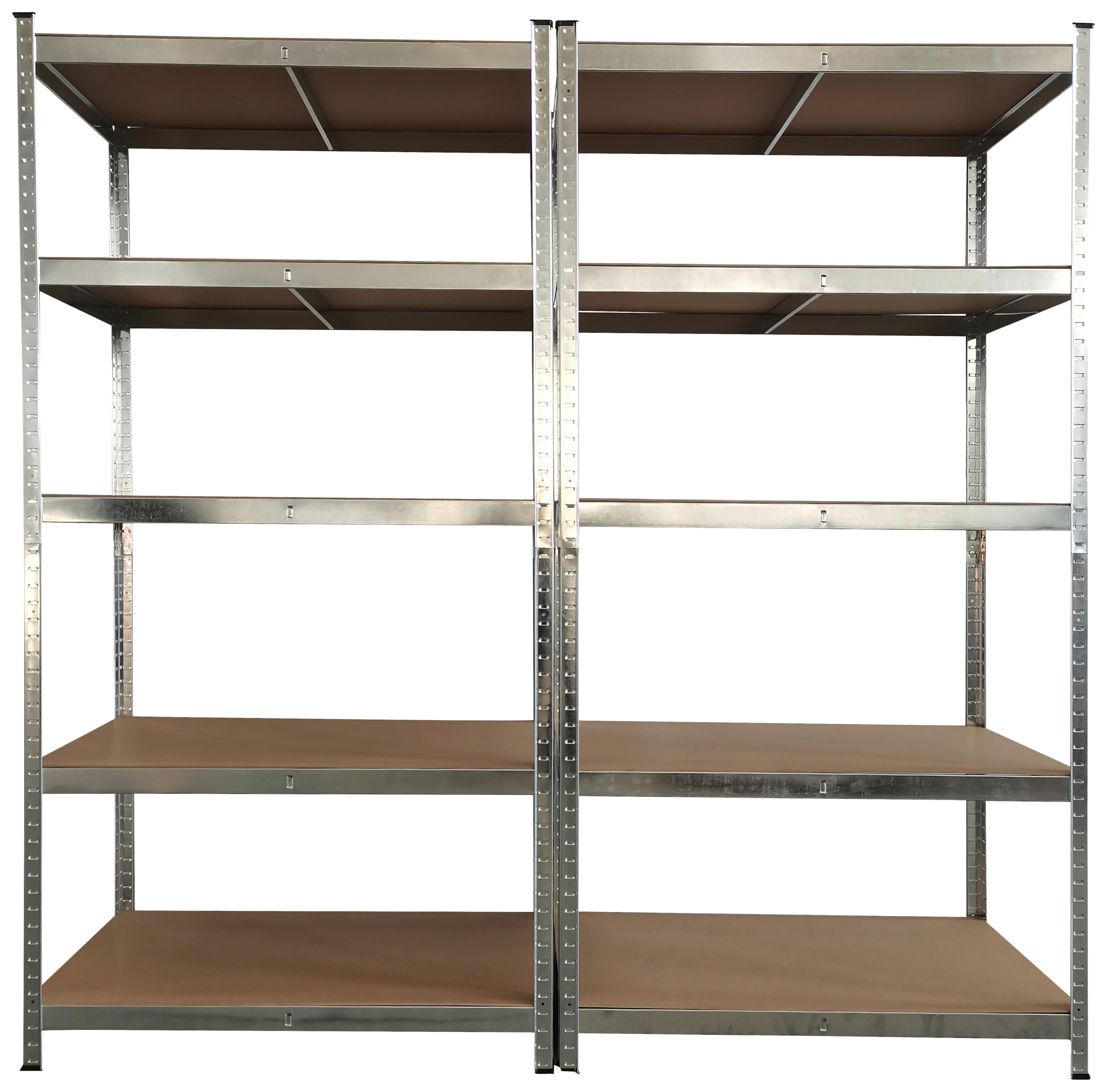 Schwerlaststeckregal 2er-Set verzinkt B/H/T: ca. 200x200x60 cm Schwerlaststeckregal 200x200x60cm V - verzinkt (200,00/200,00/60,00cm)