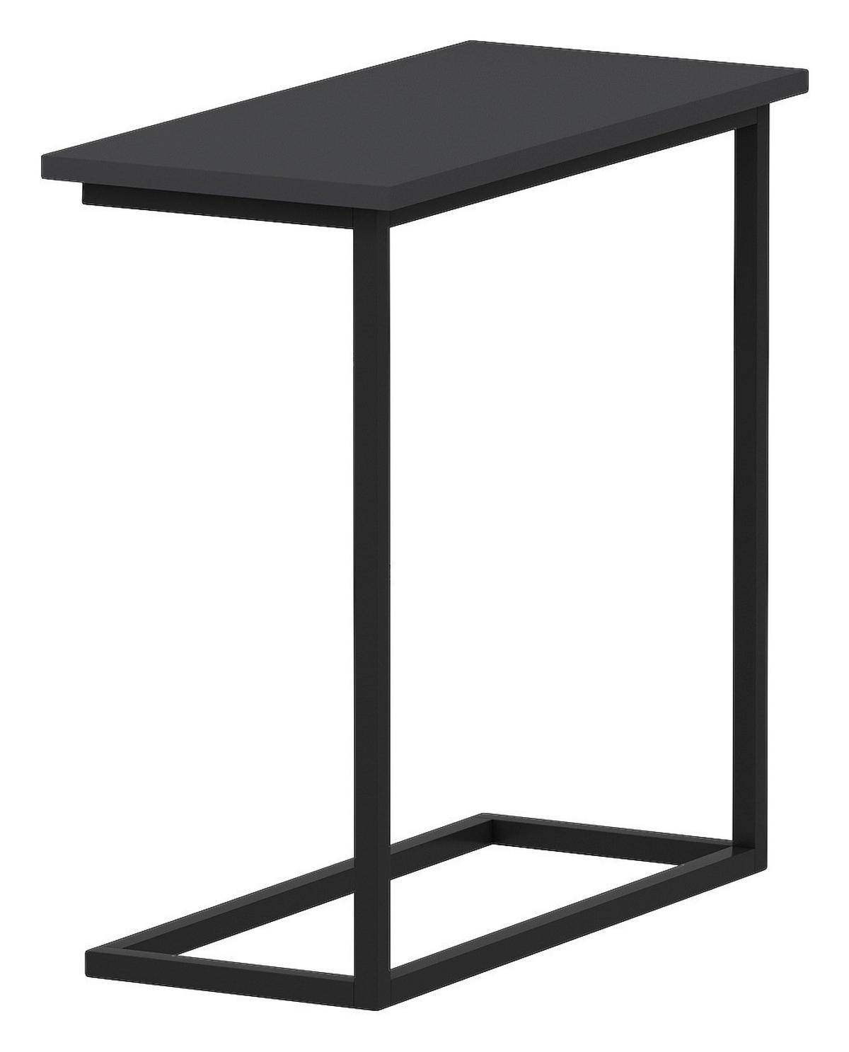 Beistelltisch Narin anthrazit schwarz Metall B/H/T: ca. 64x62x30 cm Narin - schwarz/anthrazit (64,00/62,00/30,00cm) - moebel17