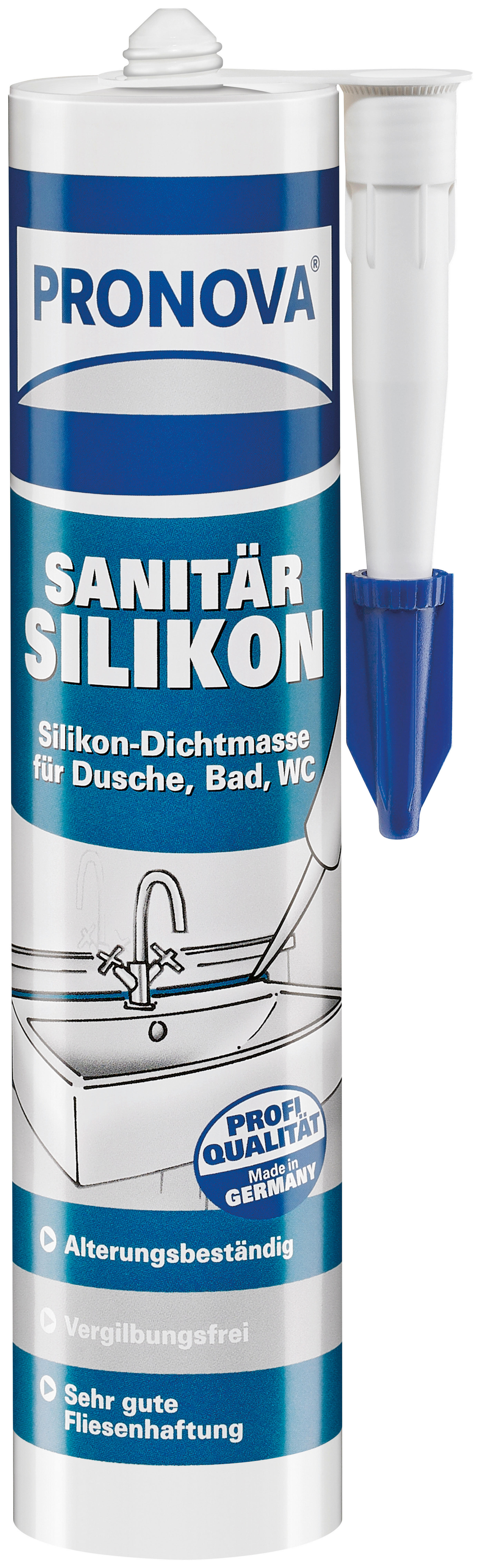 Pronova Sanitärsilikon transparent ca. 0,3 l