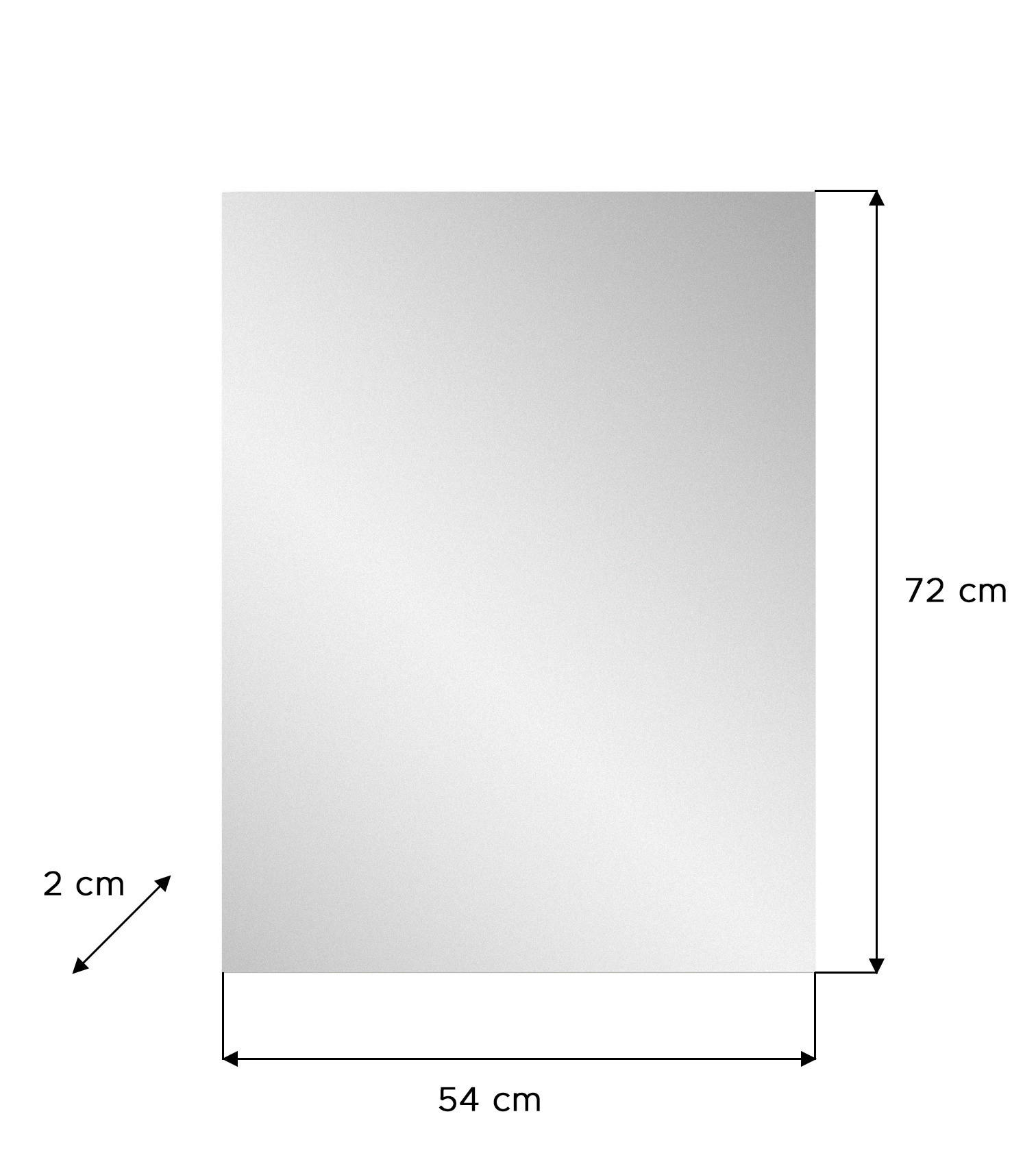 Garderobenspiegel PREGO B/H/T: ca. 55x71x2 cm PREGO - (55,00/71,00/2,00cm) - xonox.home