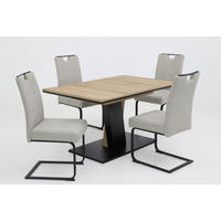 Essgruppe Beke Holzwerkstoff B/H/T: ca. 180x76x90 cm Beke - (180,00/76,00/90,00cm) - Hela