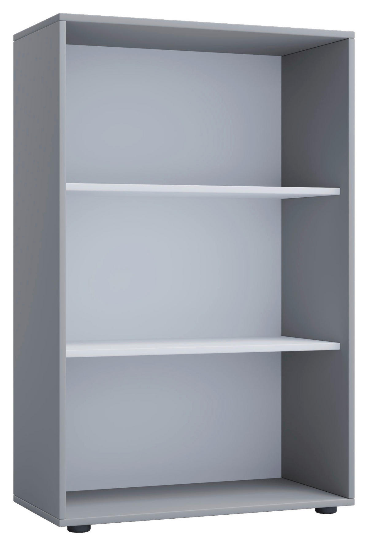 Regal Lona XL ohne Türen grau weiß B/H/T: ca. 70x110x37 cm Lona XL ohne Türen - weiß/grau (70,00/110,00/37,00cm) - VCM Möbel