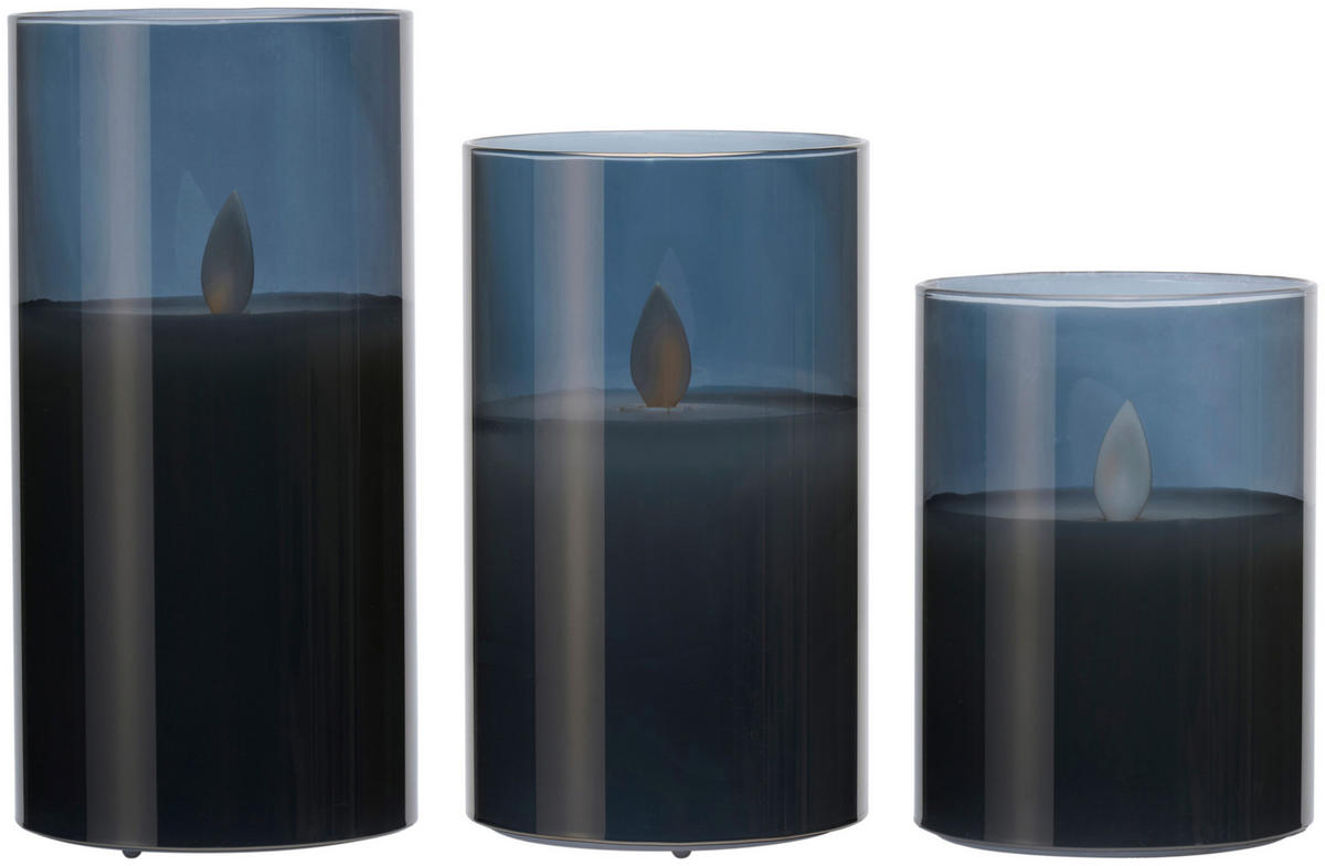 LED-Kerzen LED-Kerzen_3tlg. - (27,50/8,00/18,00cm)