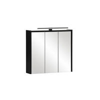 Spiegelschrank Emmik schwarz matt B/H/T: ca. 65x62,7x16 cm Emmik - schwarz (65,00/62,70/16,00cm) - Möbelpartner