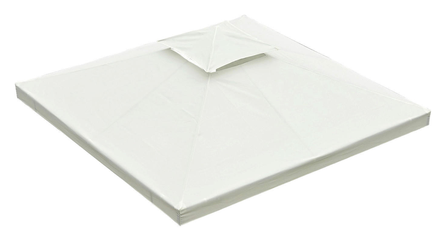 Outsunny Ersatzdach creme Polyester-Mischgewebe B/L: ca. 300x400 cm Ersatzdach - creme (300,00/400,00cm) - Outsunny