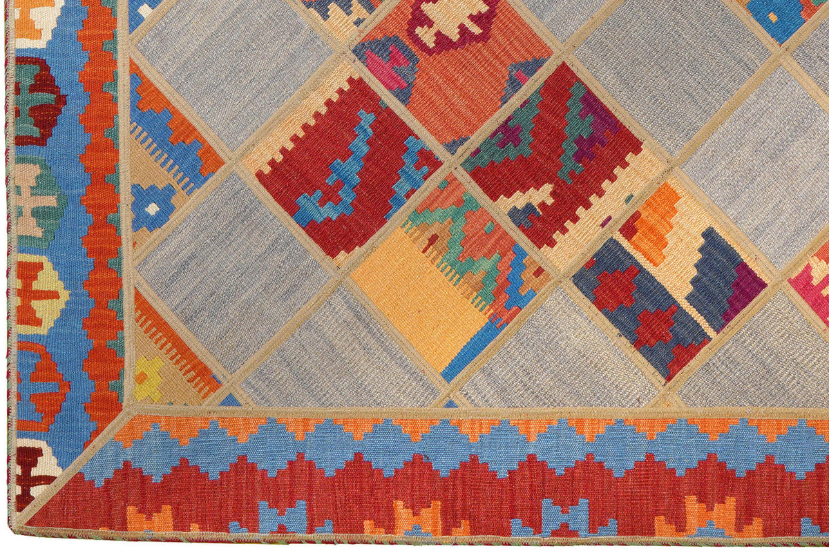 PersaTepp Teppich Kelim Tekkehdouz bunt B/H/L: ca. 150x1x200 cm Kelim Tekkehdouz - bunt (200,00/150,00/1,00cm) - PersaTepp