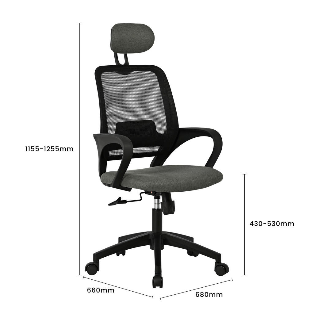 Thumbnail - Chefsessel Ela schwarz Stoff