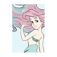 Komar Poster Ariel Aquarell Disney B/L: ca. 50x70 cm Ariel Aquarell - (50,00/70,00cm) - Komar