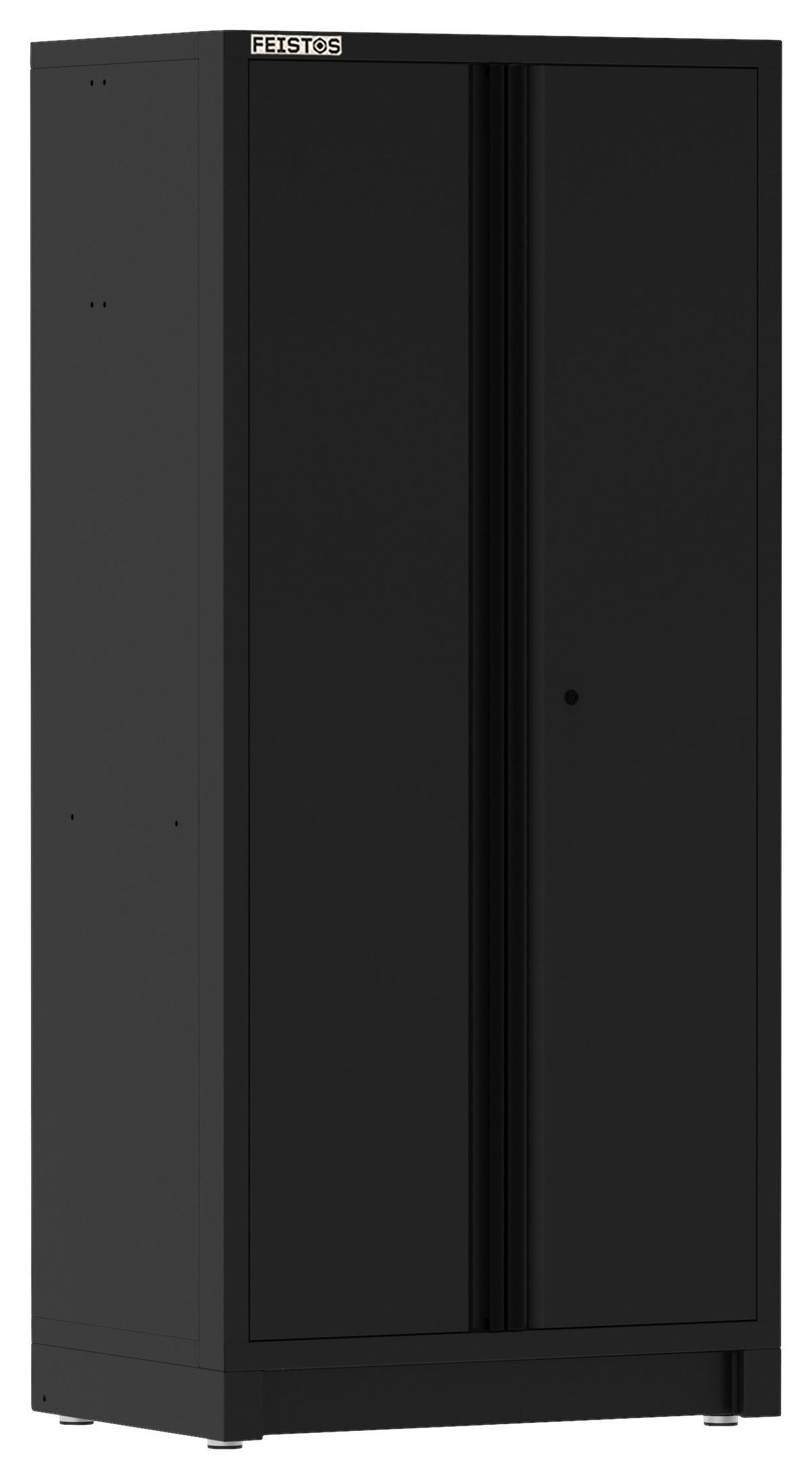 Hochschrank EOS Blackline schwarz B/H/L: ca. 92x200x61 cm EOS Blackline - schwarz (61,00/92,00/200,00cm) - Feistos