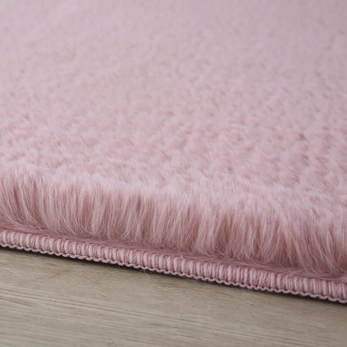 Ayyildiz Teppich POUFFY rosa B/L: ca. 200x200 cm POUFFY - rosa (200,00/200,00cm) - Ayyildiz