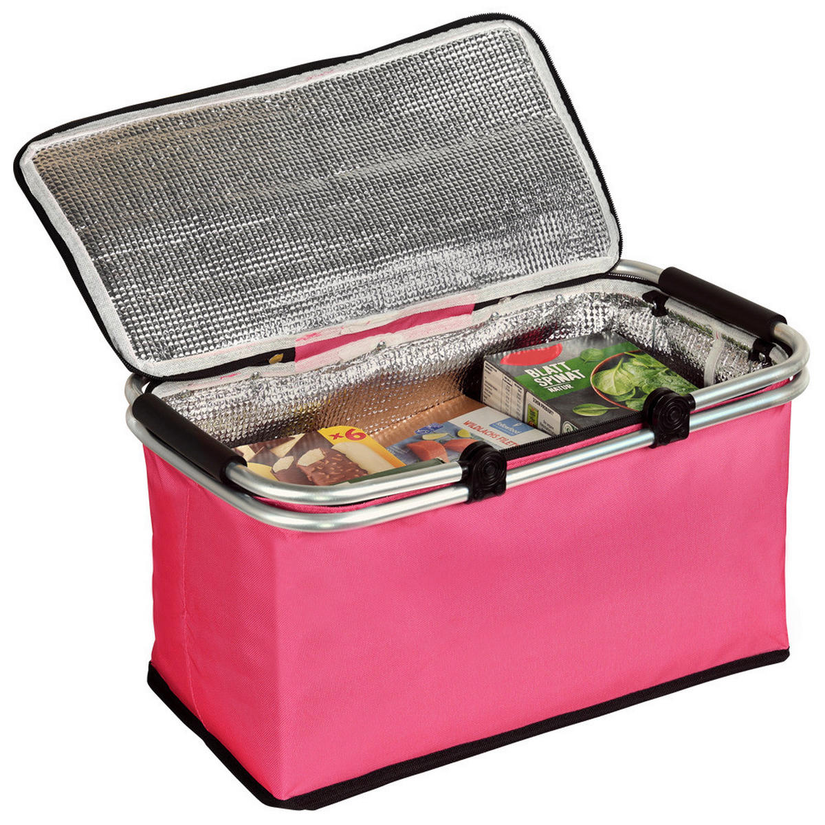 Kesper Einkaufskorb pink B/H/L: ca. 29x50x255 cm Einkaufskorb - pink (255,00/29,00/50,00cm) - Kesper