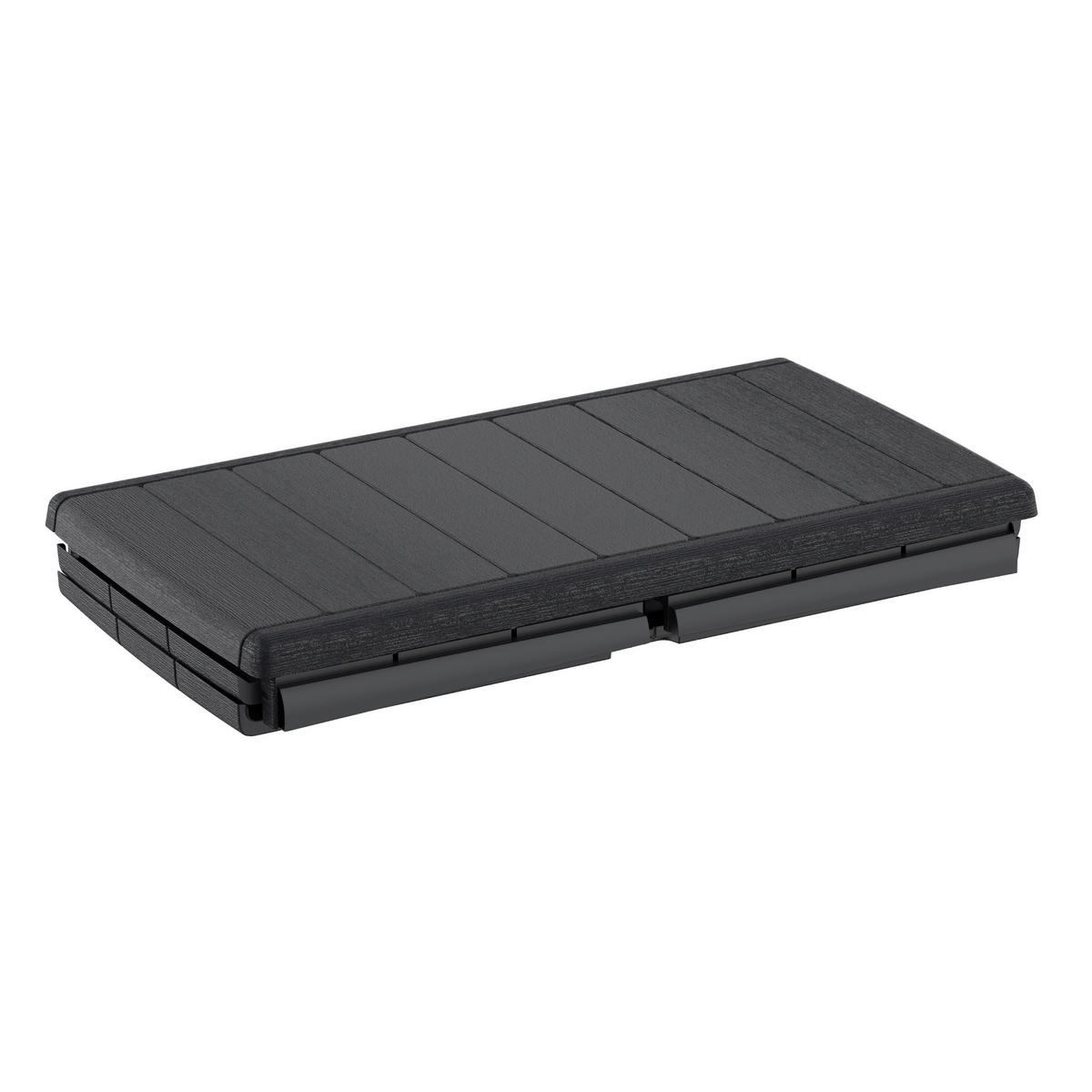 VCM Aufbewahrungsbox Durabox grau Kunststoff B/H/L: ca. 130x110x474 cm Durabox - grau (474,00/130,00/110,00cm) - VCM