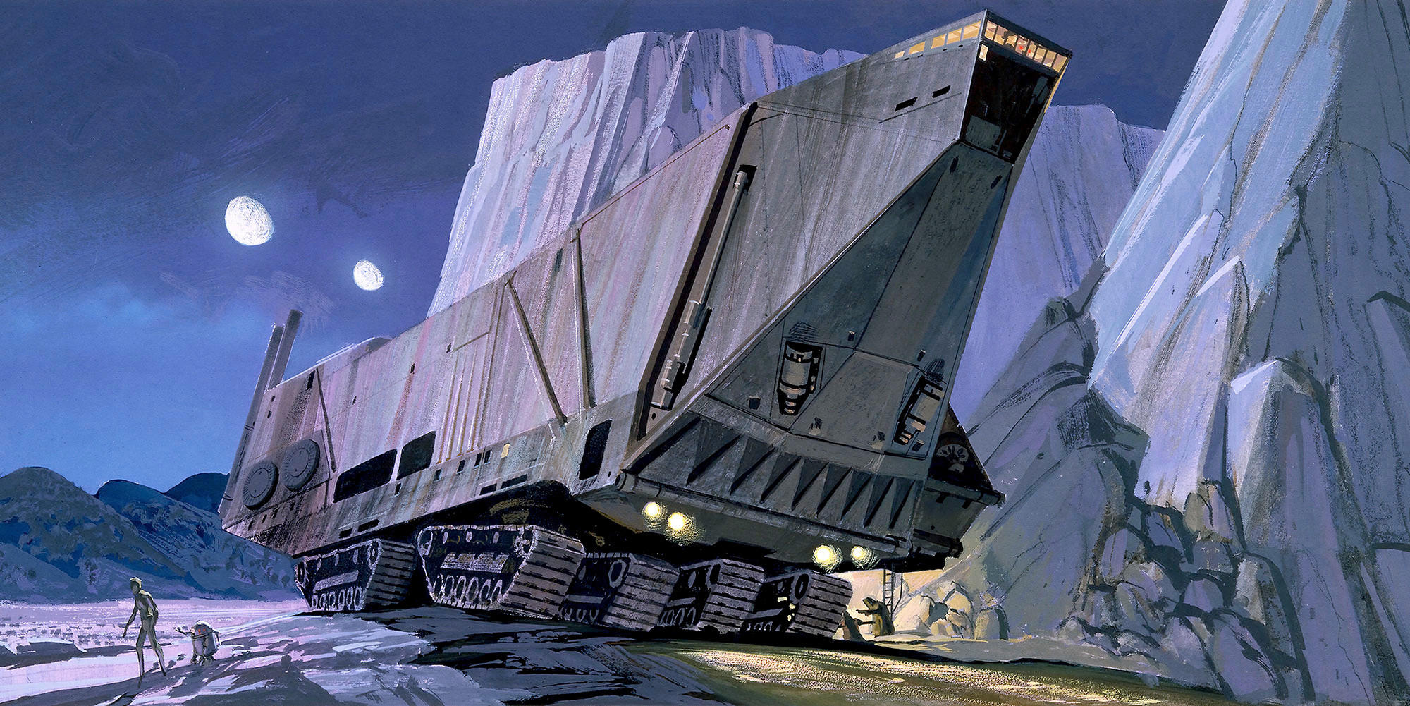 Komar Fototapete Star Wars Classic RMQ Sandcrawler B/H: ca. 500x250 cm