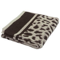 Handtuch Handtuch_Jacquard_Leo - braun/beige (50,00/100,00cm)