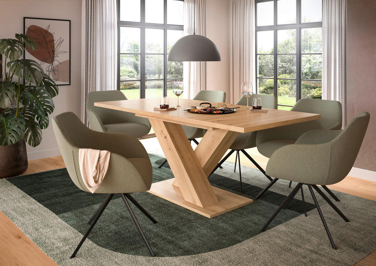 Esstisch MOTION Artisan Oak Nachbildung B/H/T: ca. 150x76x90 cm MOTION - (150,00/76,00/90,00cm) - xonox.home