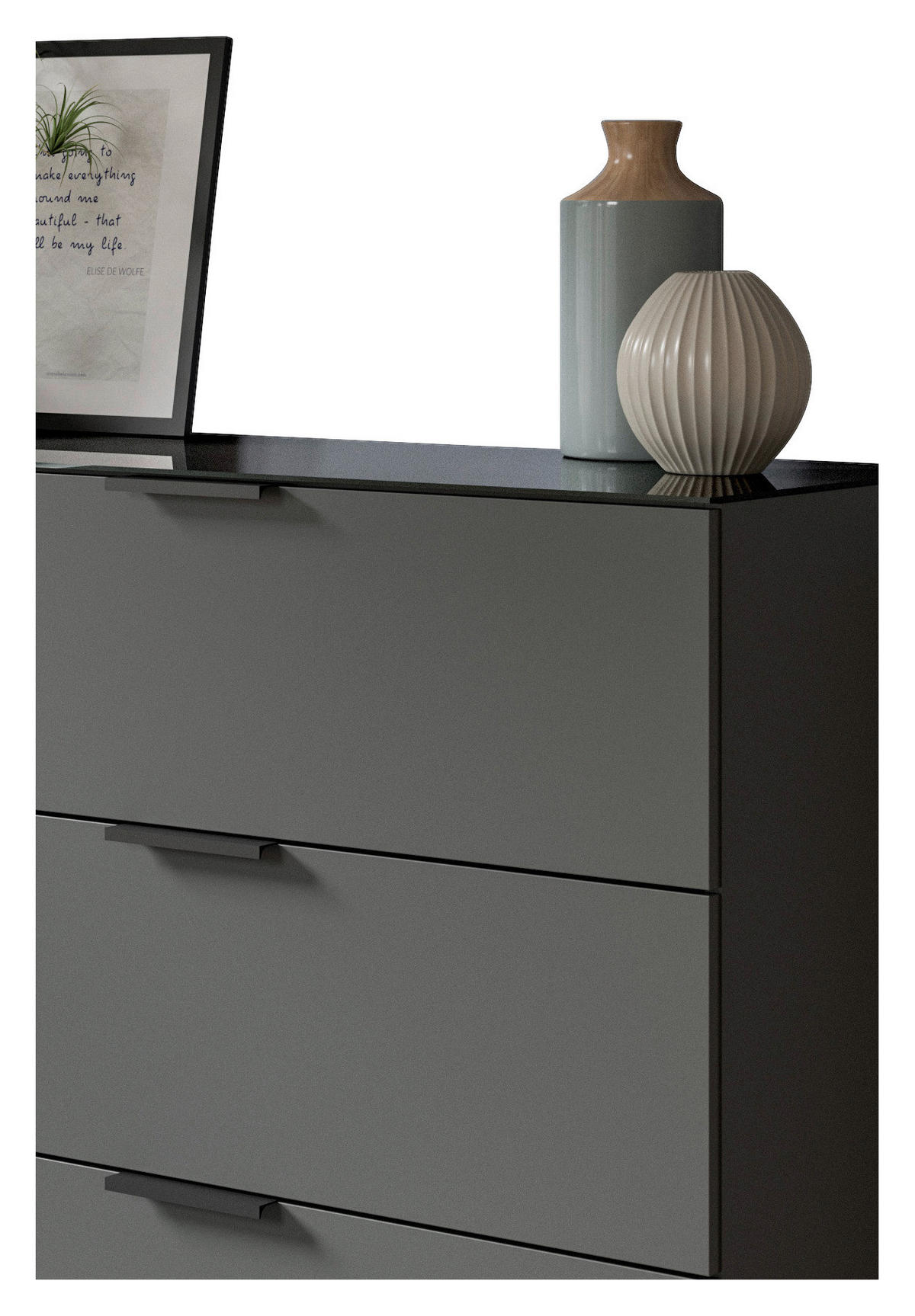 Kommode Ray anthrazit B/H/T: ca. 179x86x40 cm Ray - anthrazit (179,00/86,00/40,00cm) - xonox.home