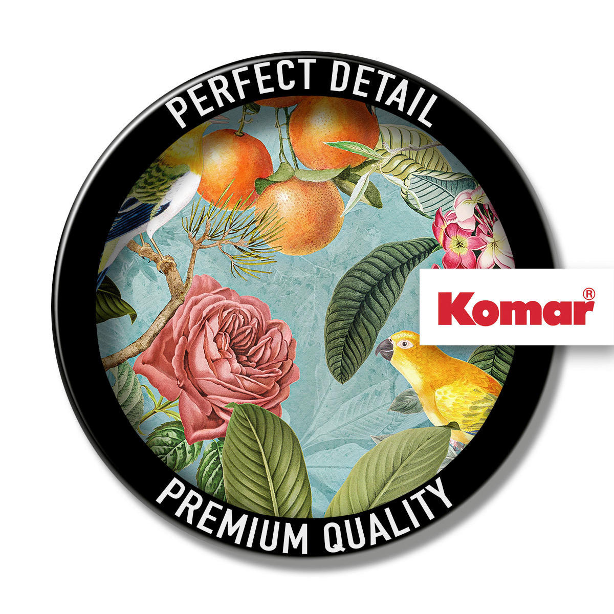 Komar Fototapete Birds and Berries B/L: ca. 200x250 cm Birds and Berries - (200,00/250,00cm) - Komar