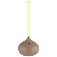 GLOBO LED-Tischleuchte TURNER 28067CH Opal champagner Kunststoff H/D: ca. 24,3x9,6 cm 1 Brennstellen TURNER - champagner/Opal (9,60/24,30cm) - GLOBO