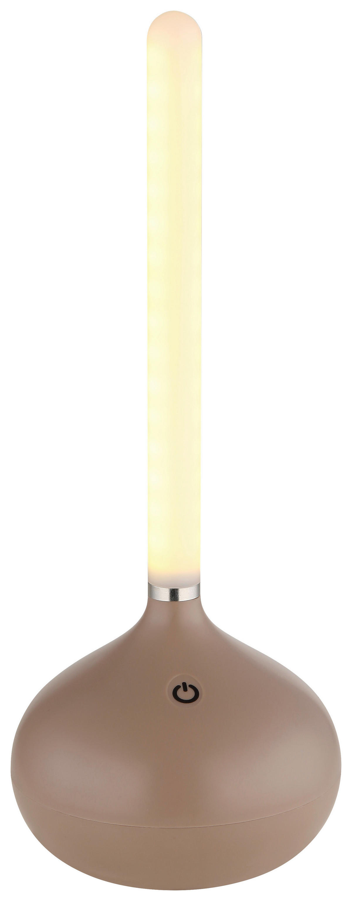 GLOBO LED-Tischleuchte TURNER 28067CH Opal champagner Kunststoff H/D: ca. 24,3x9,6 cm 1 Brennstellen TURNER - champagner/Opal (9,60/24,30cm) - GLOBO
