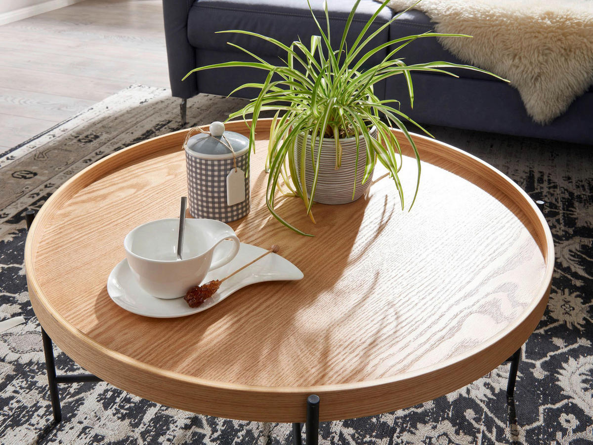 Couchtisch braun B/H/T: ca. 78x40x78 cm Couchtisch - braun (78,00/40,00/78,00cm) - Wohnling