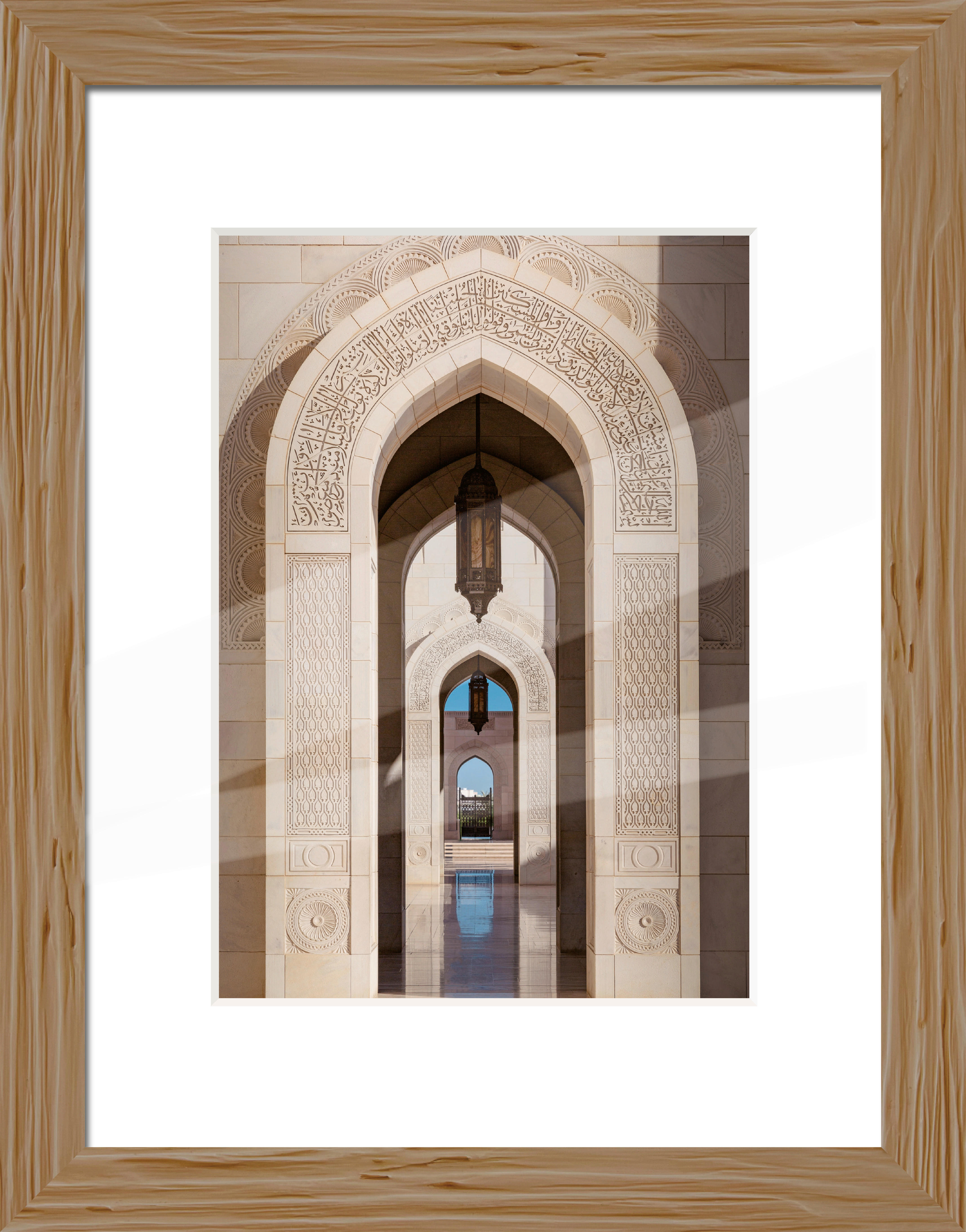 Bilderrahmen natur Holz B/L: ca. 30x40 cm Holzrahmen_Nordic 30x40 - natur (30,00/40,00cm)