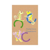 Komar Poster ABC Animal C Buchstaben B/L: ca. 50x70 cm ABC Animal C - (50,00/70,00cm) - Komar