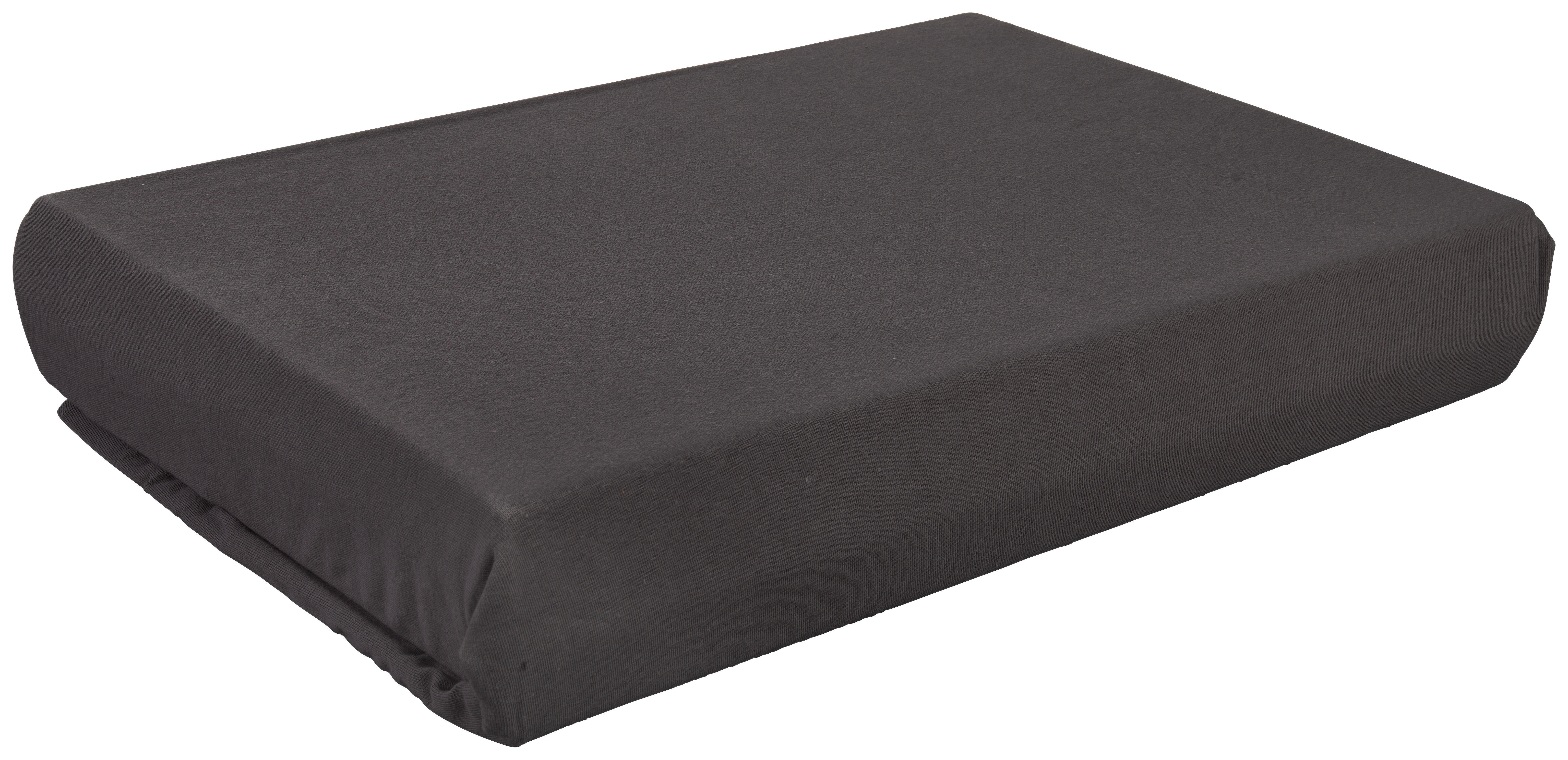 Boxspring Spannbetttuch Baumwolle Boxspring-Spannbetttuch anthrazit - anthrazit (100,00/200,00cm) - Elegance