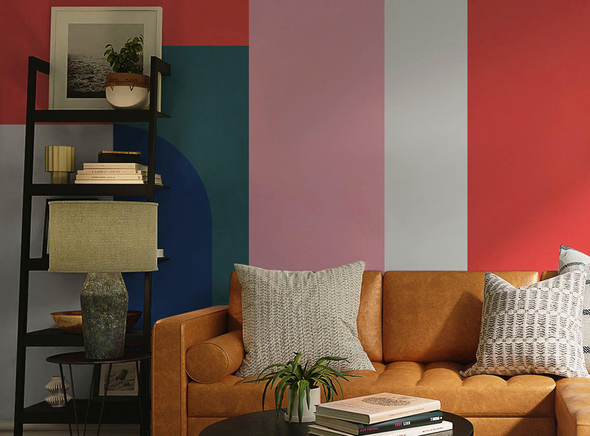 Komar Fototapete Geometric Colours B/L: ca. 350x250 cm Geometric Colours - (350,00/250,00cm) - Komar