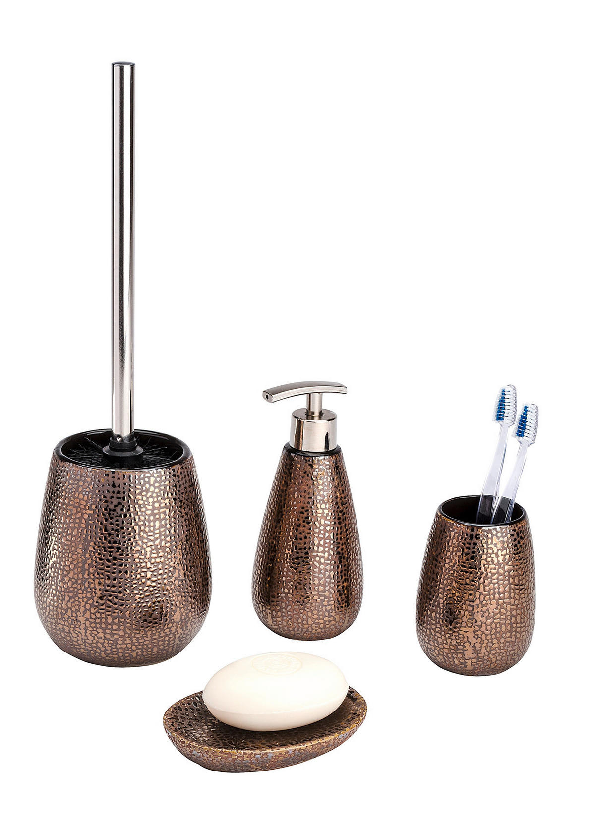 Seifenablage braun Keramik B/H/L: ca. 13,6x2x10 cm Seifenablage_Marrakesh_Wenko - braun (10,00/13,60/2,00cm) - Wenko