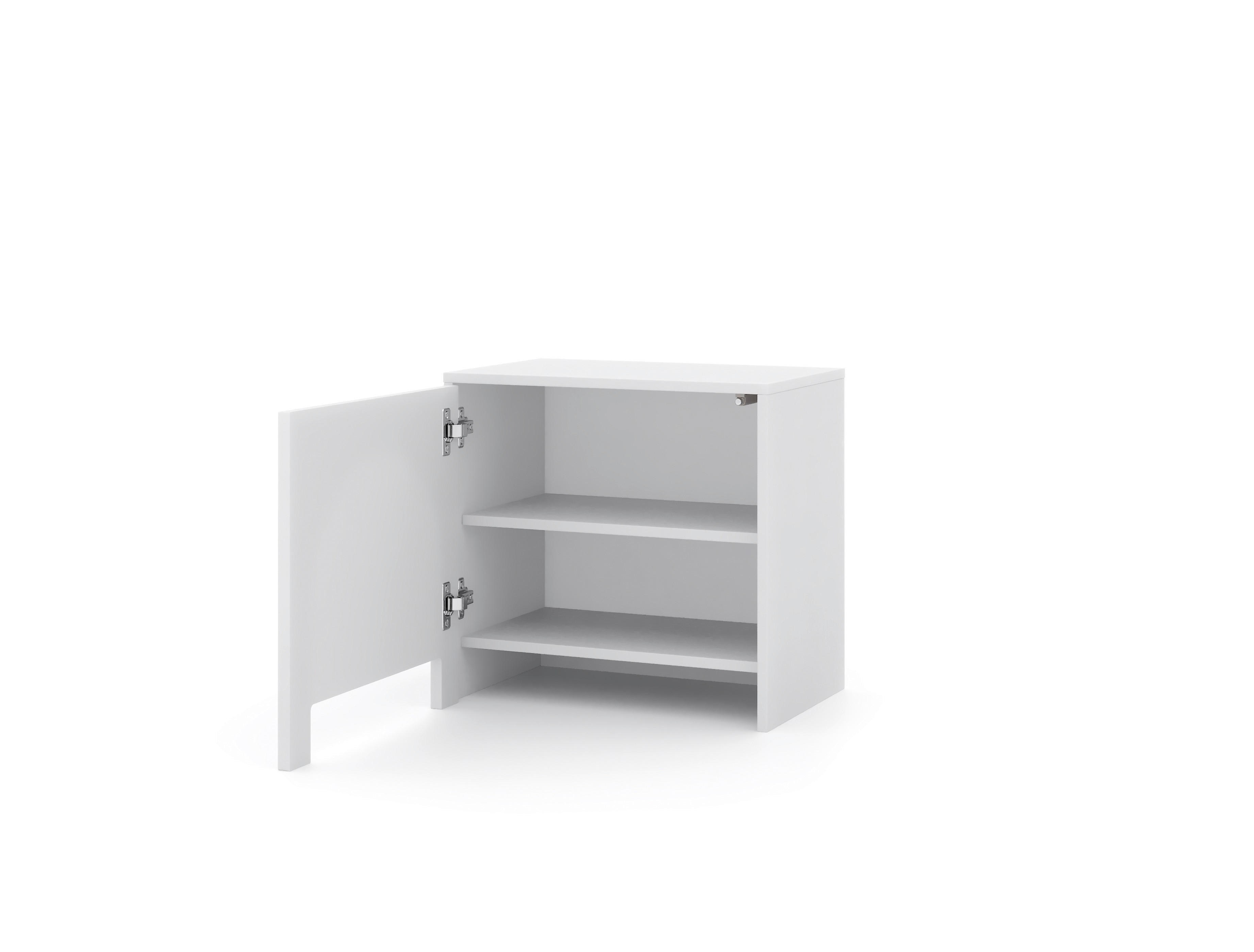 Nachtkonsole ARCO weiß B/H/T: ca. 50x49x35 cm ARCO - weiß (50,00/49,00/35,00cm) - WIPMEB