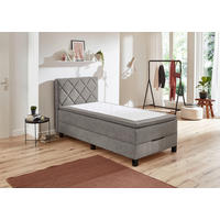 Boxspringbett Jeff silber Jeff - silber (120,00/57,00/211,00cm)
