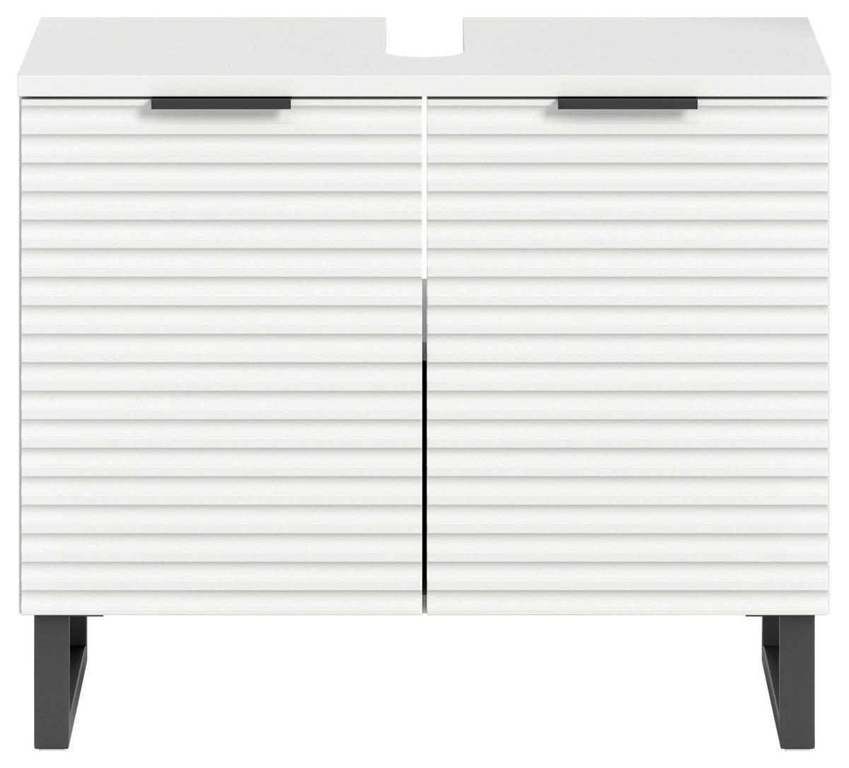 Waschbeckenunterschrank Riff weiß B/H/T: ca. 70x59x34 cm Riff - weiß (70,00/59,00/34,00cm) - xonox.home