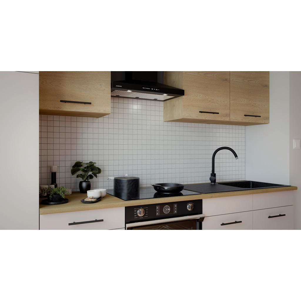 Thumbnail - Stolarz-Lempert Küchenblock Fox II Cashmere Eiche Nachbildung B/H/T: ca. 270x200x60 cm