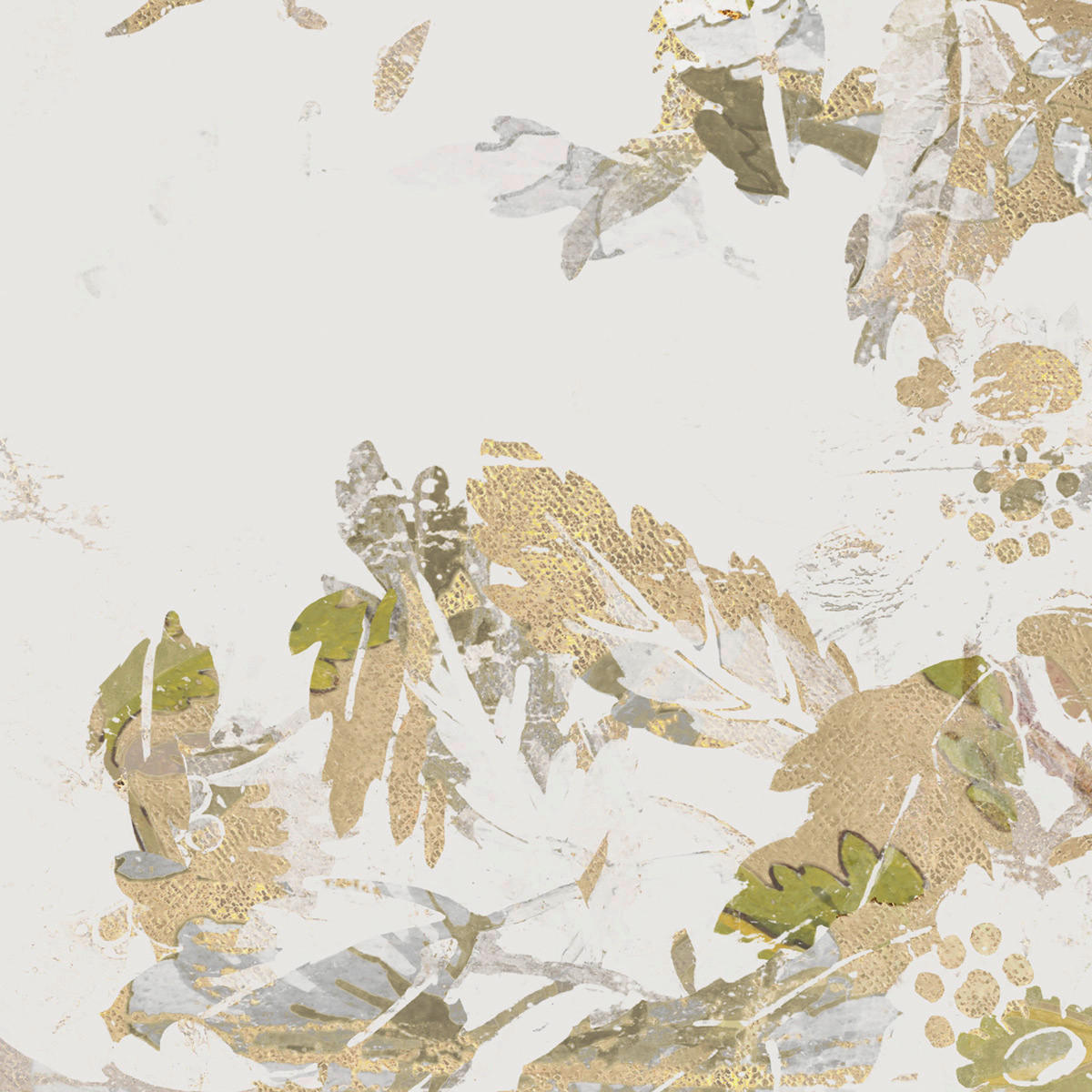Komar Fototapete Golden Feathers B/L: ca. 300x280 cm Golden Feathers - (300,00/280,00cm) - Komar