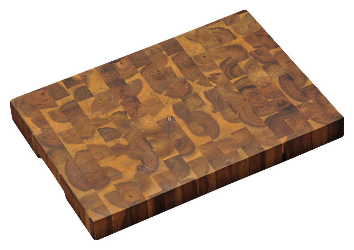 Kesper Tranchierbrett natur Akazie Holz B/H/L: ca. 30x4x42 cm Profi-Schneidbrett - natur (42,00/30,00/4,00cm) - Kesper