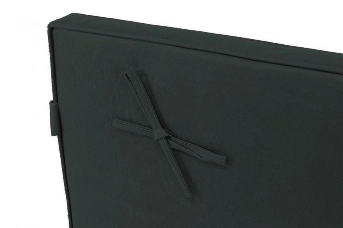 VCM Gartenliege braun Teakholz B/H/T: ca. 45x5x188 cm Gartenliege - braun/anthrazit (45,00/5,00/188,00cm) - VCM